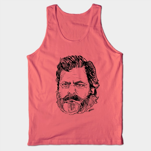 The Man, The Legend Tank Top by retrosaurus